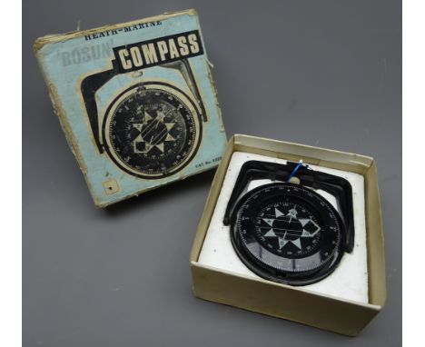 Heath-Marine 'Bosun' compass in original box and packaging,  Condition Report Click here for further images, condition, aucti