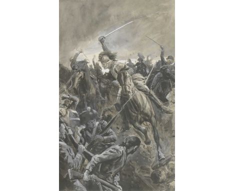 *Lionel Dalhousie Robertson Edwards (1878-1966), ‘The Red Caps of Lyons - A Story of the French Revolution’four illustrations