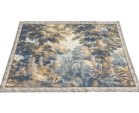 FRENCH VERDURE DESIGN TAPESTRY, 200cm x 142cm. 