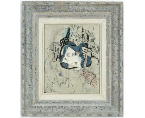 PABLO PICASSO, Ma Jolie, hand coloured pochoir, edition: 200, rare suite; Venti Pochoirs, 22cm x 27cm, vintage French frame. 