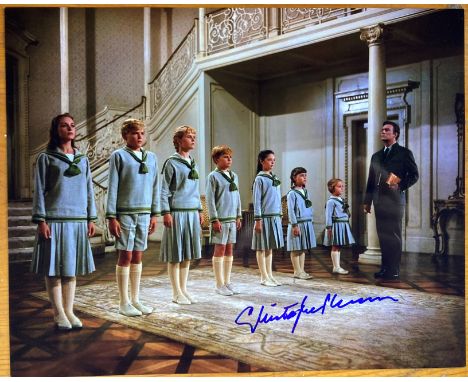 The Sound of Music rare 10 x 8 photo signed by Christopher Plummer. Canadian actor. His career spanned seven decades, gaining