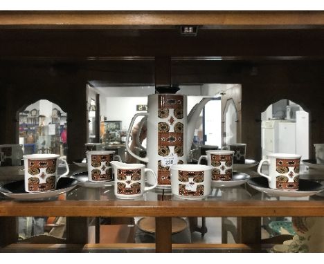 VINTAGE STUDIO TEA SET BY JG MEAKIN (15)