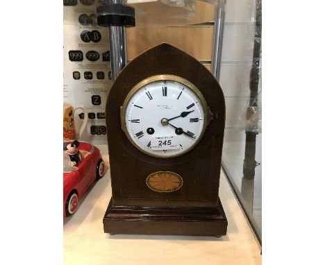 ANTIQUE CLOCK GH LEE & CO LIVERPOOL WITH SHELL INLAY