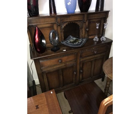 VINTAGE OAK SIDEBOARD