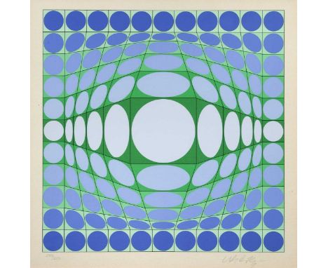 § Victor Vasarely (1906-1997) Untitledsigned 'Vasarely' (lower right); numbered 243/250serigraph31 x 31cmProvenance: Sale; Ch