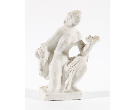 ANTON HANAK (Brünn 1875 - 1934 Wien)Früchteträgerin, 1924Gips, 24,5 × 17 × 12 cmGipsmodell für Portalplastik Früchteträgerinn