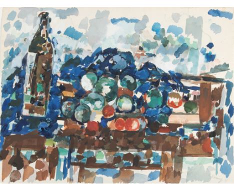 GUSTAV HESSING* (Czernowitz 1909 - 1981 Wien)Stillleben, 1967Gouache/Papier, 49 × 63,5 cmsigniert G Hessing, datiert 67verso 