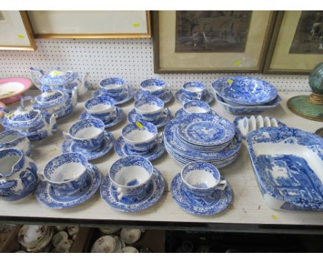 A collection of Spode Italian design tea and dinnerware