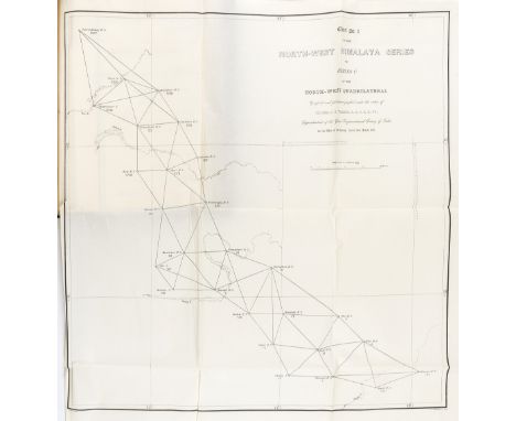 Himalayas.- Walker (J.T., Major-General) The Great Trigonometrical Survey of India... North-West Himalaya Series, vol. VII on