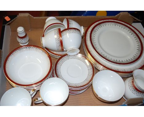 A Royal Grafton part tea and dinner service in the Majestic pattern 