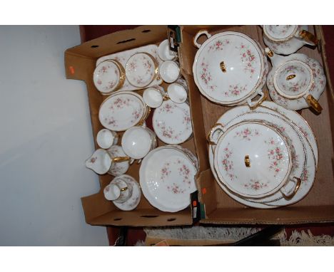 A Paragon bone china Victoriana Rose pattern part tea, dinner and coffee service