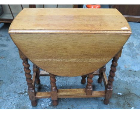 BARLEY TWIST GATELEG TABLE 