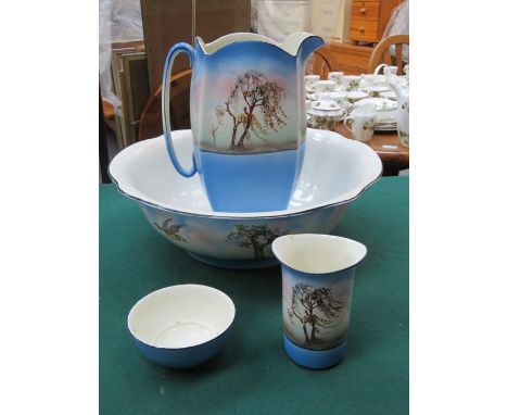 CERAMIC JUG AND BOWL SET 