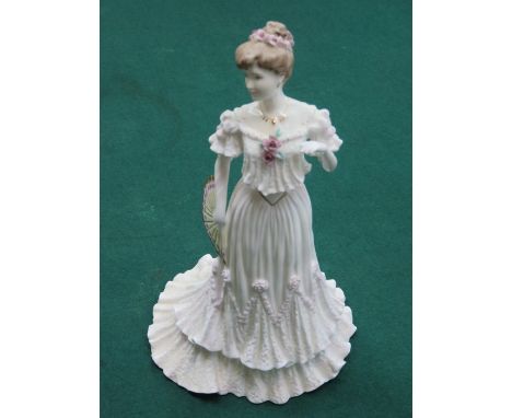 COALPORT LA BELLE EPOQUE CERAMIC FIGURE- LADY ROSE 