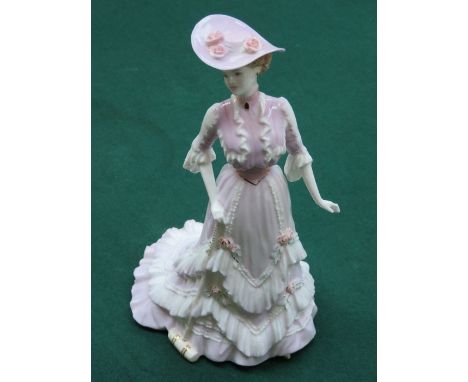 COALPORT LA BELLE EPOQUE CERAMIC FIGURE- LADY EVELYN 
