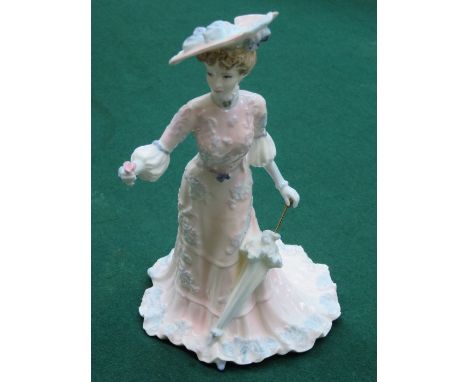 COALPORT LA BELLE EPOQUE CERAMIC FIGURE- LADY FRANCES 