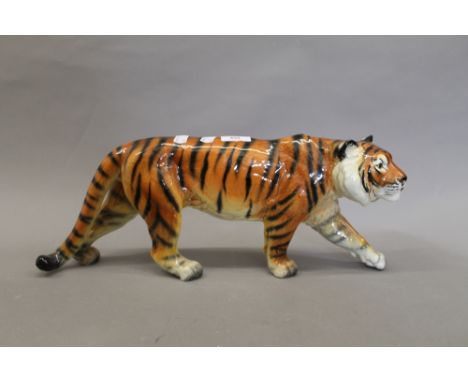 A large Goebel model of a tiger. 46 cm long.