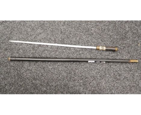 A sword stick.  92 cm long.