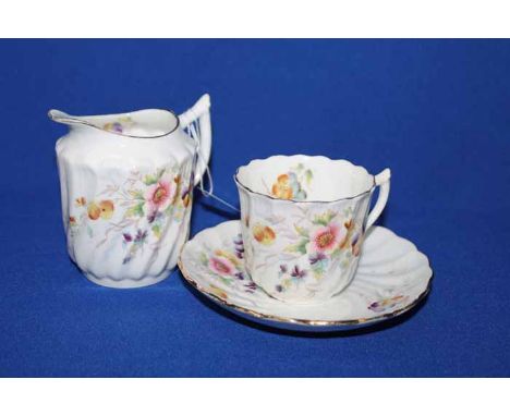 ROYAL ALBERT BRAEMAR PATTERN TEA SERVICEtogether with another part tea service, decorated with floral motifs 