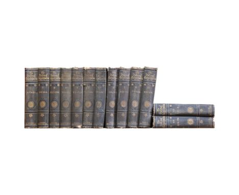 13 volumes of the National Encyclopedia by Writers of Eminence in Literature Science and Art