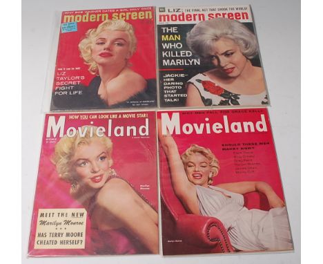 Marilyn Monroe interest - 1955 June & 1962 November issues of Modern Screen magazine; and 1954 November & 1955 June issues of
