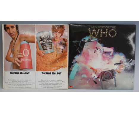 The Who, Sellout vinyl LP, track 612002 UK 1967 with poster, together with The Story of The Who double LP (2)   Condition Rep