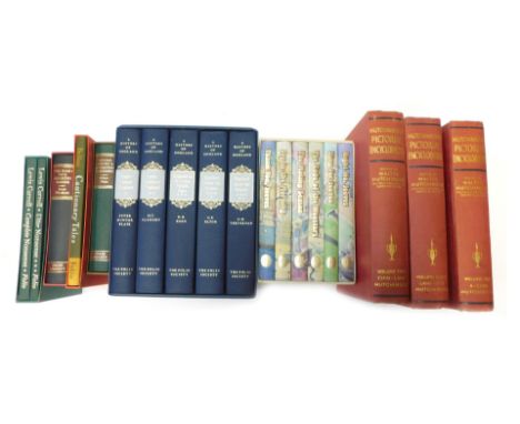 Folio Society. Comprising Woodhouse (P.G.) The Works, Hunter Blair (Peter et al) A History of England, 5 vols, White (Gilbert