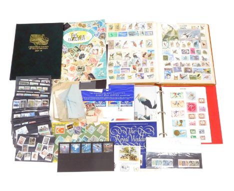 A group of stamps and first day covers, comprising albums of Czechoslovakian, Chinese, Belgium and other world stamps circa 1