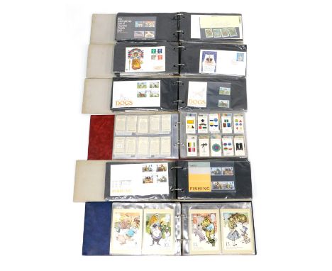 First day covers, comprising Royal Wedding, Metropolitan Police, British Butterflies, British Theatre, British Textiles, Fish