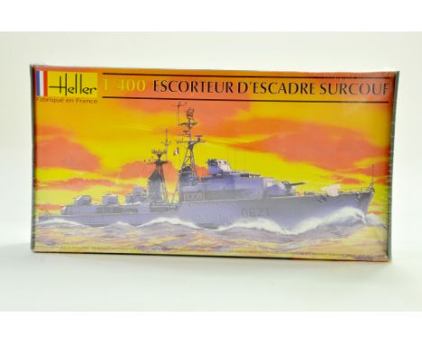 Heller 1/400 Plastic Model Kit comprising Escorteur D'escadre surcouf. Ex Trade Stock, verified complete. Note: We are always