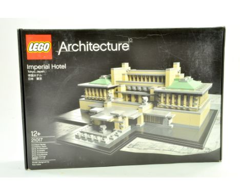 Lego Architecture Set No. 21017 comprising Imperial Hotel. Set has been previously assembled and packed away, hence complete.