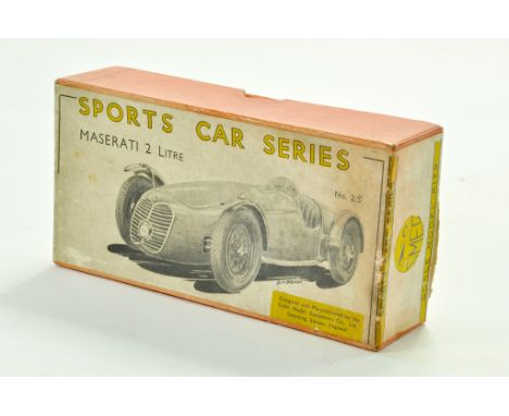 SMEC (England) Vintage issue wooden Sports Car Kit comprising Maserati 2 Litre. Verified complete.  Note: We are always happy
