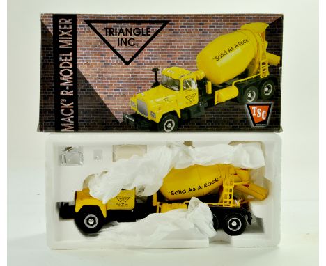First Gear 1/35 diecast truck issue comprising Mack Cement Mixer in the livery of TSC. Excellent with box.  Note: We are alwa
