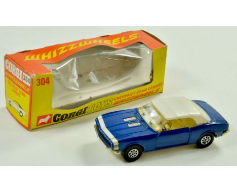 Corgi No. 304 Whizzwheels Chevrolet Camaro SS350. Generally very good, in fair box. Note: We are always happy to provide addi