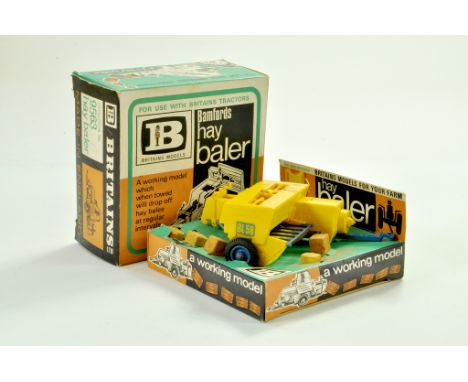 Britains 1/32 Farm issue comprising No. 9563 Bamfords Hay Baler. Appears very good, in good to very good box. &nbsp;Note: We 