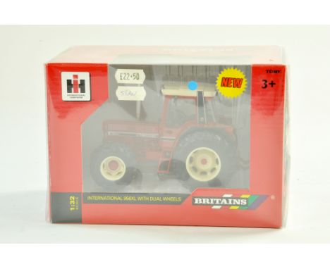 Britains 1/32 Farm issue comprising International 956XL 4WD Tractor with dual wheels. Excellent, never removed from box.  Not