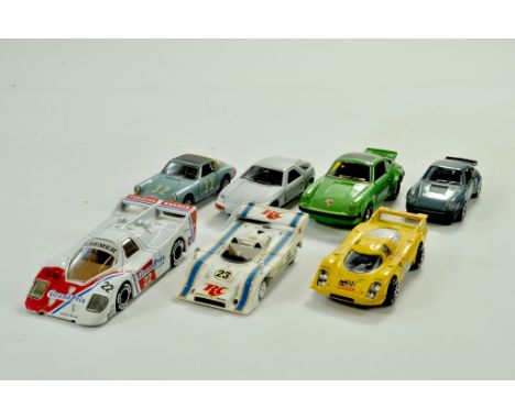 A group of diecast Porsche Racing Cars, various makers including some harder to find issues. Generally all excellent.  Note: 