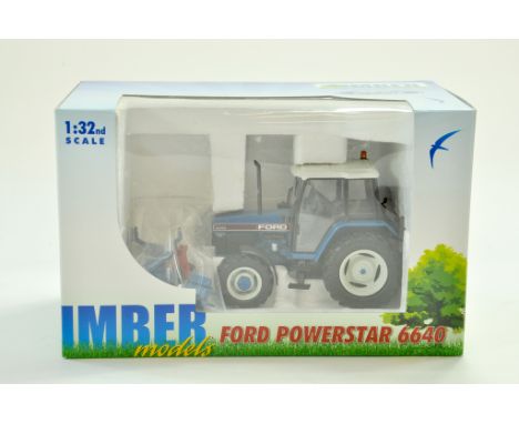 Imber Models - ROS 1/32 Farm Issue comprising Ford Powerstar 6640 Tractor - SLE. Excellent in box. Note: We are always happy 