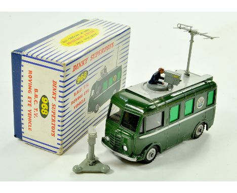 Dinky No. 968 BBC TV Roving Eye Vehicle. Generally good, albeit one side has some quite significant rubbing/blemishing to gre
