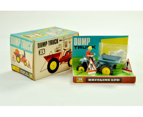 Britains 1/32 Farm Issue comprising No. 9670 Dump Truck in harder to find Blue. Generally very good to excellent in a good to