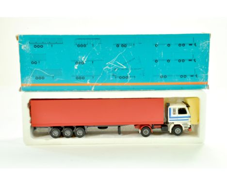 Tekno Diecast Truck issue comprising Scania Box Trailer. Appears good in worn box. &nbsp;Note: We are always happy to provide