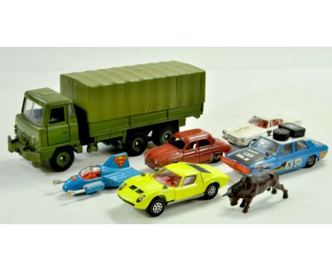 Assorted Diecast from Dinky and Corgi. Generally good to very good.  Note: We are always happy to provide additional images f