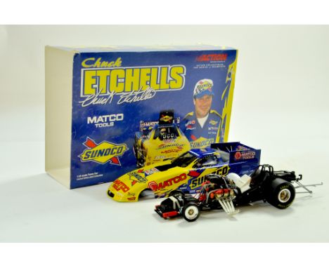 Action 1/24 high detail diecast Limited Edition Chuck Etchells Sunoco Funny Car. Complete with box including inner packing. G