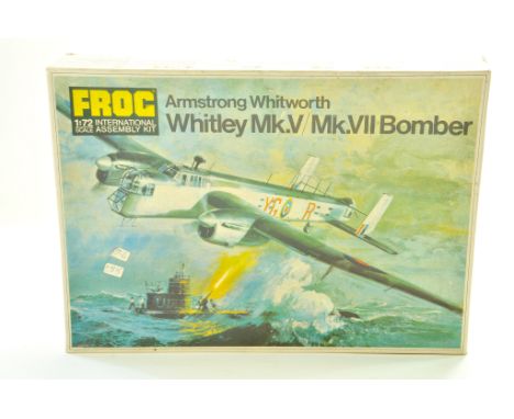 FROG 1/72 Plastic Model Aircraft Kit comprising Armstrong Whitworth Whitley Bomber. Ex Trade Stock, verified complete. Note: 