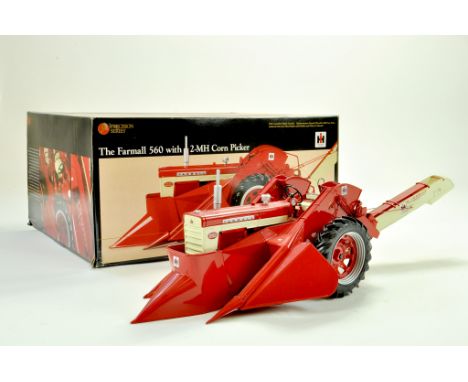 Ertl 1/16 Farm Issue comprising International Farmall 560 Tractor with 2-MH Corn Picker. Precision Series. An absolutely fant