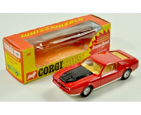 Corgi No. 391 Whizzwheels James Bond Diamonds are Forever Ford Mustang. Superb example, very good to excellent, extremely min