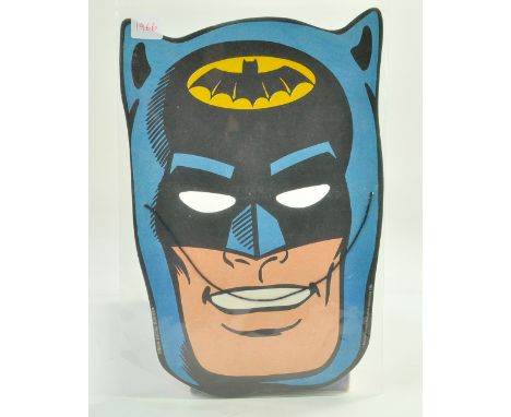 Original 1960's Batman (and reverse Robin) face mask. Excellent. Note: We are always happy to provide additional images for a