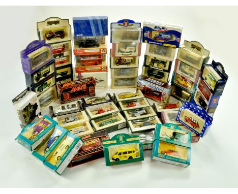A group of diecast , mostly promotionals from Lledo including Chocolate Bar issues, still with the Chocolate included! Excell