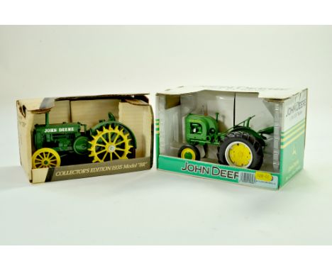 Ertl 1/16 farm issue comprising John Deere Model BR Tractor plus JD LA. Excellent with boxes.  Note: We are always happy to p