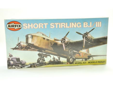 Airfix Vintage 1/72 Plastic Model Aircraft Kit comprising Short Sterling B.1/III Bomber. Ex Trade Stock, verified complete. N